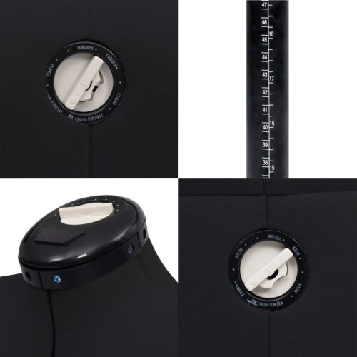 Adjustable Dress Form Female Blackm Size 40-46 - Image 7