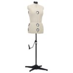 Adjustable Dress Form Female Creamm Size 40-46