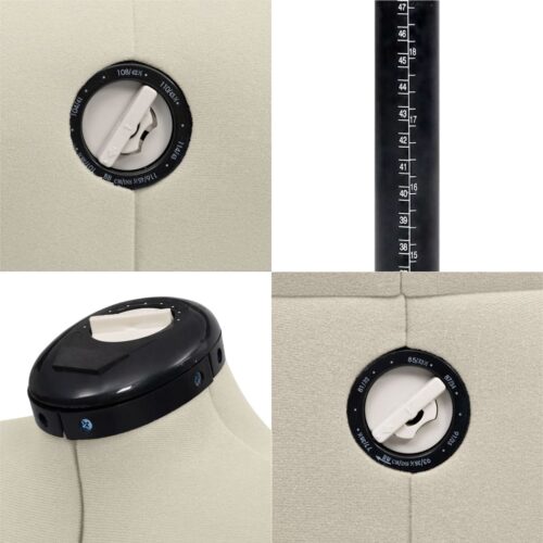 Adjustable Dress Form Female Creamm Size 40-46 - Image 7
