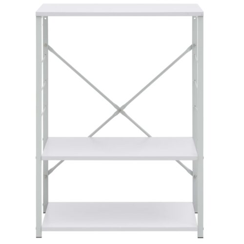 Microwave Cabinet White 60x39.6x79.5cm Engineered Wood - Image 3