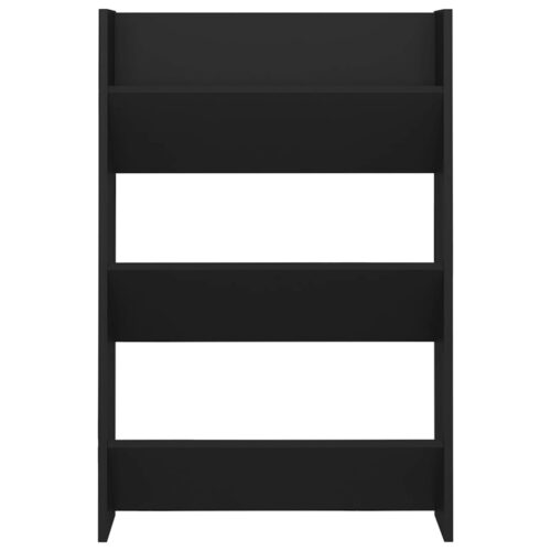 2-Piece Wall Mount Shoe Rack Cabinet Tier Wooden Shelf Storage Hallway Organiser - Image 5