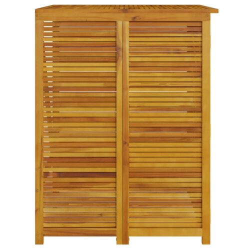 Single Garbage Bin Shed 70x89x117cm Wood Outdoor Garbage Garden Storage Box - Image 4