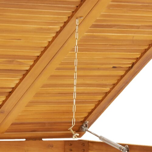 Single Garbage Bin Shed 70x89x117cm Wood Outdoor Garbage Garden Storage Box - Image 8