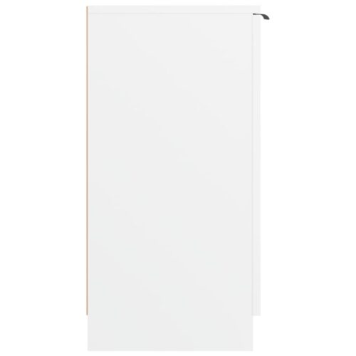 Shoe Cabinet White 59x35x70cm Engineered Wood - Image 4