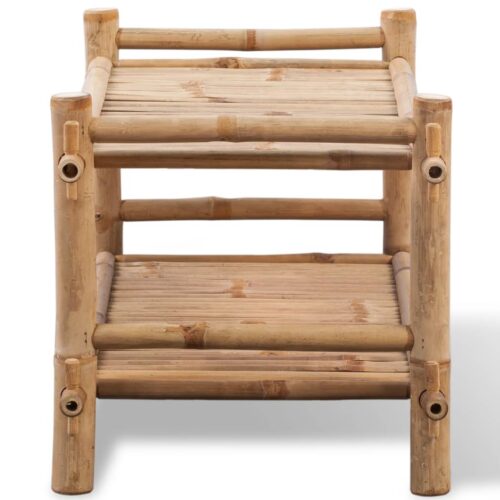 2-Tier Bamboo Shoe Rack - Image 3