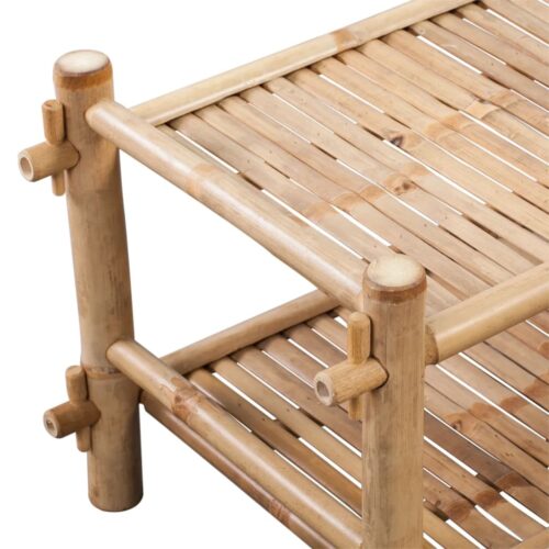 2-Tier Bamboo Shoe Rack - Image 4