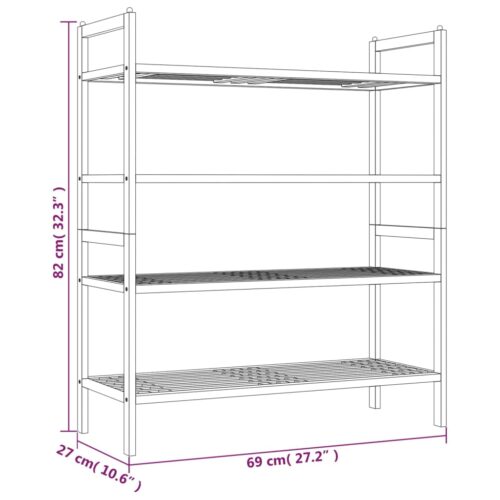 Shoe Racks 2pcs 69x27x41cm Solid Wood Walnut - Image 7