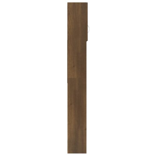 Washing Machine Cabinet Brown Oak 64x25.5x190cm - Image 4