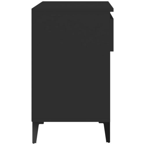 Shoe Cabinet Black 70x36x60cm Engineered Wood - Image 8