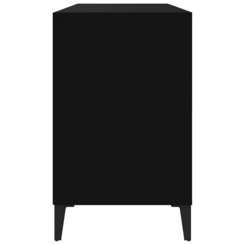 Shoe Cabinet Black 102x36x60cm Engineered Wood - Image 6