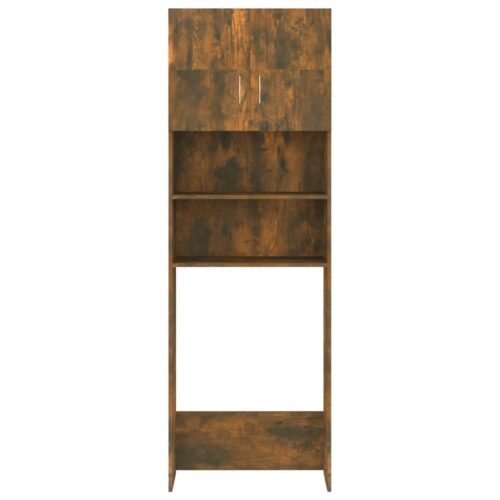 Washing Machine Cabinet Smoked Oak 64x25.5x190cm - Image 3