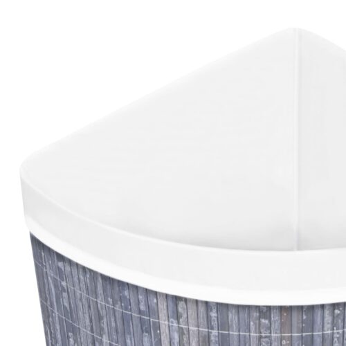 Bamboo Corner Laundry Basket Grey 60 L - Image 6