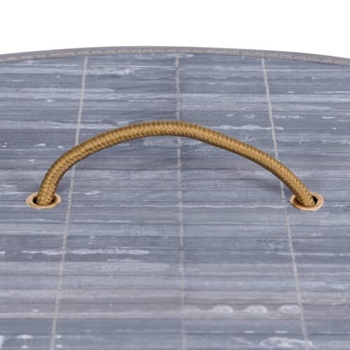 Bamboo Corner Laundry Basket Grey 60 L - Image 7