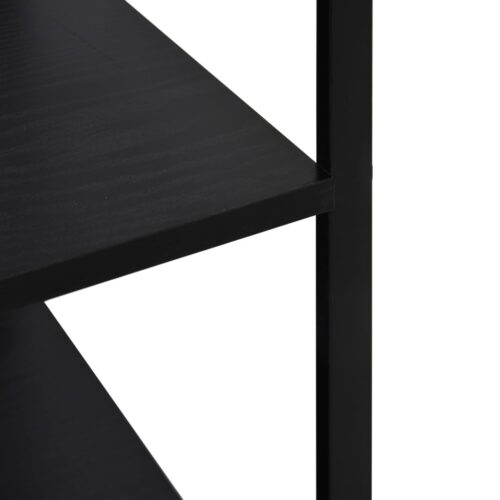 Microwave Cabinet Black 60x39.6x79.5cm Engineered Wood - Image 5