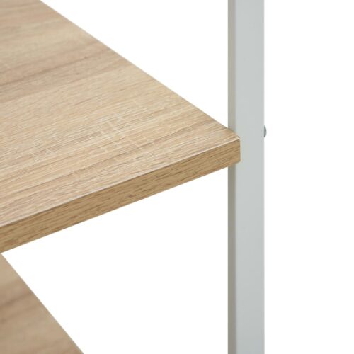 Microwave Cabinet White Oak 60x39.6x123cm Engineered Wood - Image 5