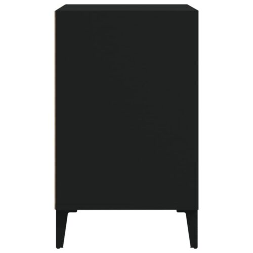 Shoe Cabinet Black 102x36x60cm Engineered Wood - Image 4
