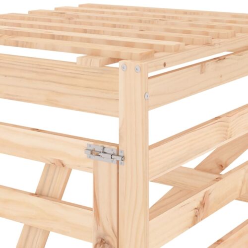 Wheelie Bin Storage Extension Solid Wood Pine - Image 10