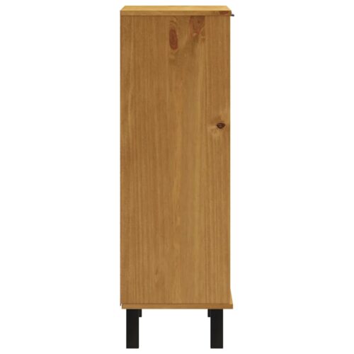 Shoe Cabinet FLAM 59.5x35x107cm Solid Wood Pine - Image 6