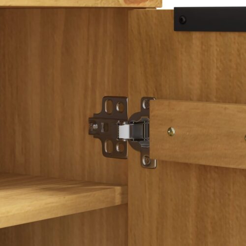 Shoe Cabinet FLAM 59.5x35x107cm Solid Wood Pine - Image 8