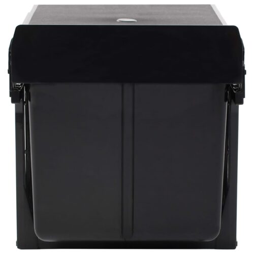 48L Pull-Out Rubbish Bin Kitchen Cupboard Cabinet Trash Waste Can Soft-Close - Image 3