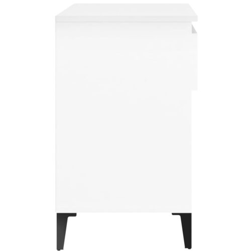 Shoe Cabinet White 70x36x60cm Engineered Wood - Image 8