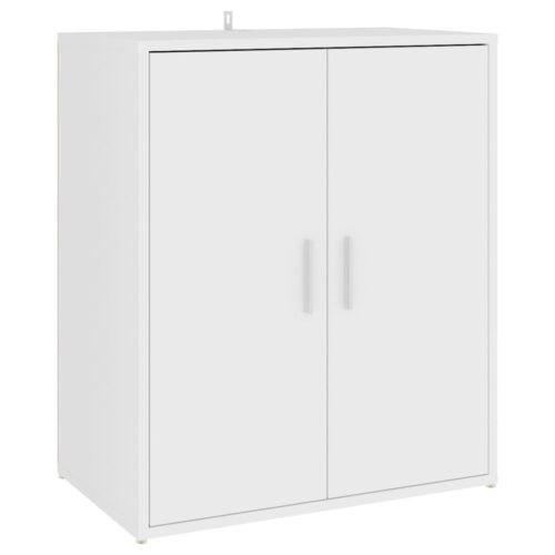 Shoe Cabinet White 60x35x70cm Engineered Wood - Image 5