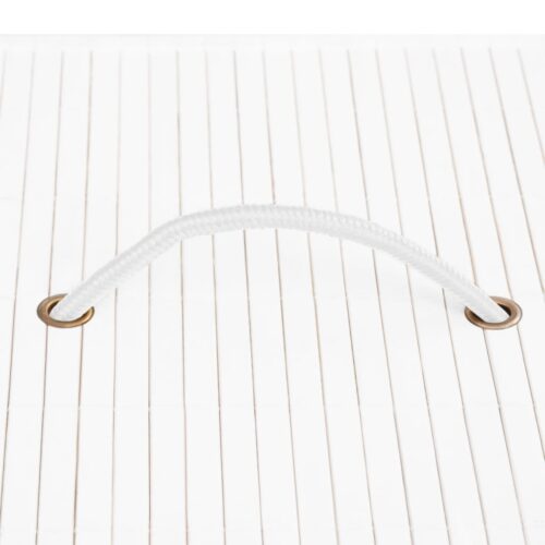 Bamboo Storage Boxes 4pcs White - Image 7