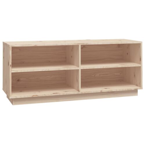 Pine Wood Shoe Bench Hallway Entry Storage Rack TV Cabinet Table Shelf Organizer