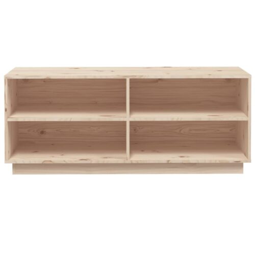 Pine Wood Shoe Bench Hallway Entry Storage Rack TV Cabinet Table Shelf Organizer - Image 5