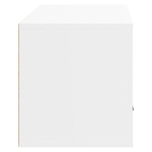 Wall-mounted Shoe Cabinet White 70x35x38cm Engineered Wood - Image 6