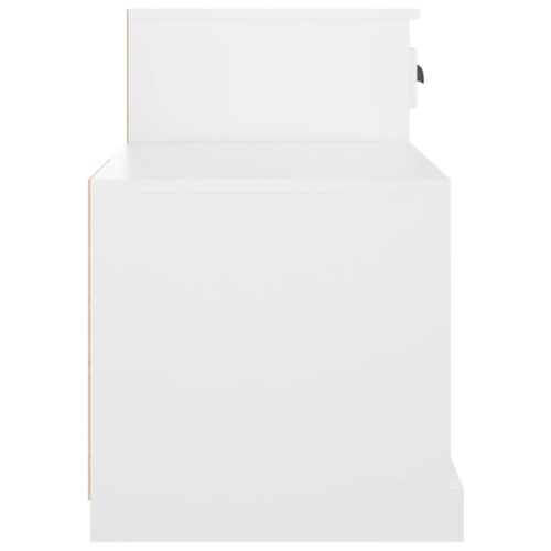 Shoe Cabinet White 100x42x60cm Engineered Wood - Image 7