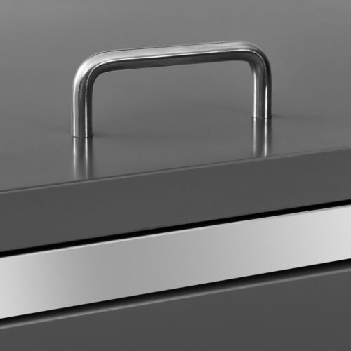 Triple Wheelie Bin Shed 207x77.5x112.5cm Stainless Steel - Image 10