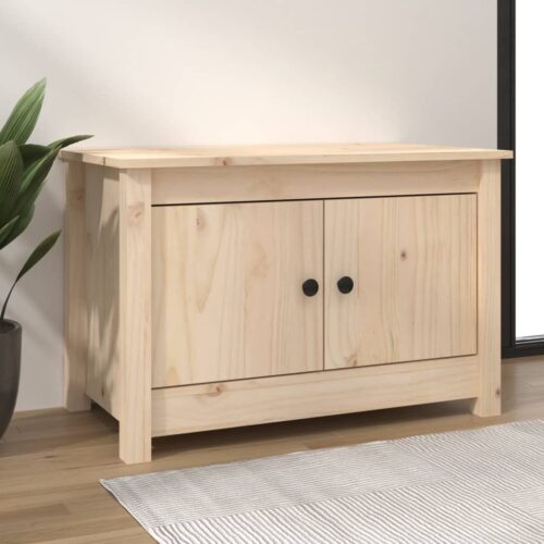 Shoe Cabinet 70x38x45.5cm Solid Wood Pine