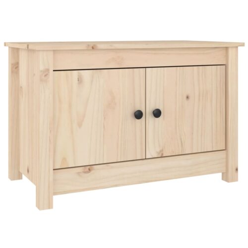 Shoe Cabinet 70x38x45.5cm Solid Wood Pine - Image 2