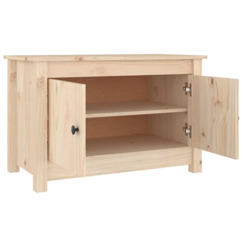 Shoe Cabinet 70x38x45.5cm Solid Wood Pine - Image 6