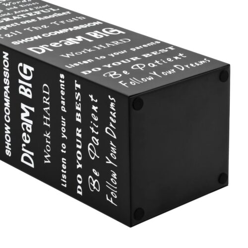 Umbrella Stand Text Steel Black - Image 4