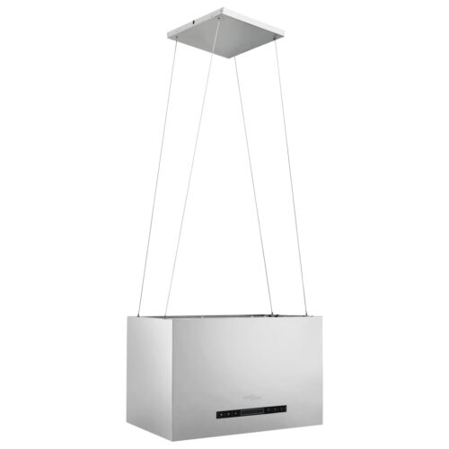 Hanging Island Range Hood Touch Sensor LCD 55cm Stainless Steel - Image 3