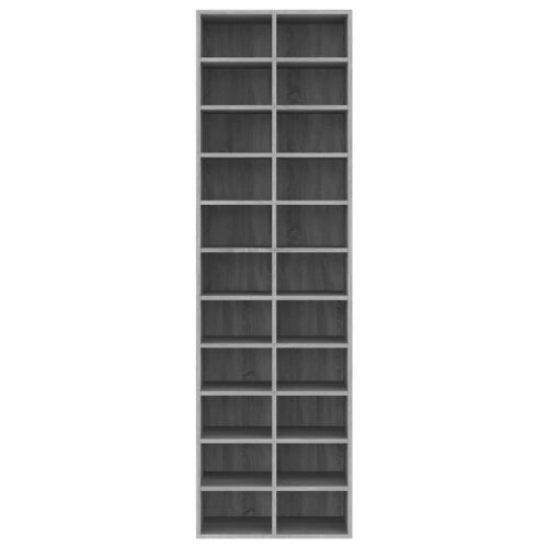 Shoe Cabinet Grey Sonoma 54x34x183cm Engineered Wood - Image 4