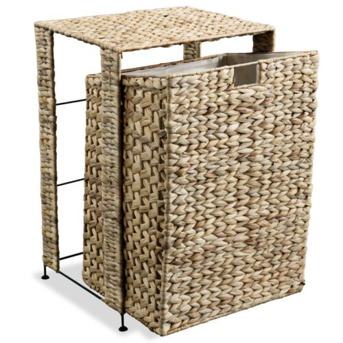 Laundry Basket 44x34x64cm Water Hyacinth - Image 4