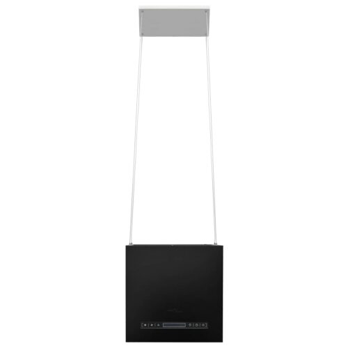 Hanging Island Range Hood Touch Sensor LCD 37cm Powder-coated Steel - Image 4