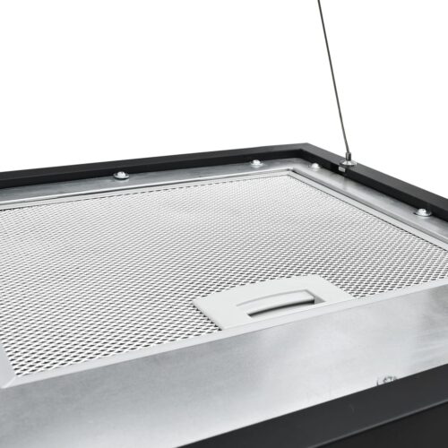 Hanging Island Range Hood Touch Sensor LCD 37cm Powder-coated Steel - Image 5