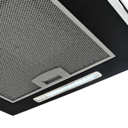 Hanging Island Range Hood Touch Sensor LCD 37cm Powder-coated Steel - Image 6