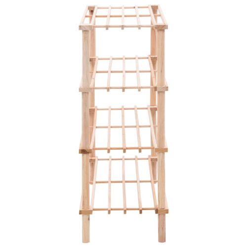 4-Tier Shoe Rack Solid Fir Wood - Image 3
