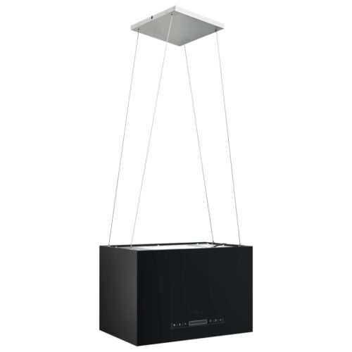 Hanging Island Range Hood Touch Sensor LCD 55cm Powder-coated Steel - Image 3