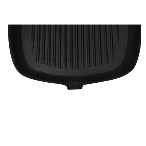 Grill Pan with Wooden Handle Cast Iron 20x20cm - Image 3