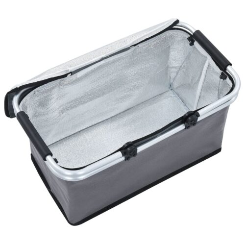 Foldable Cool Bag Grey 46x27x23cm Aluminium - Image 5