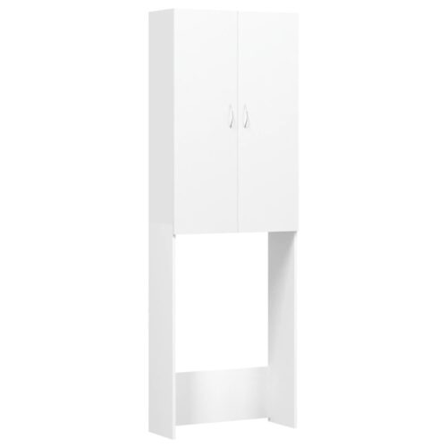Washing Machine Cabinet White 64x25.5x190cm - Image 2