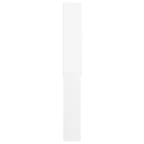 Washing Machine Cabinet White 64x25.5x190cm - Image 4