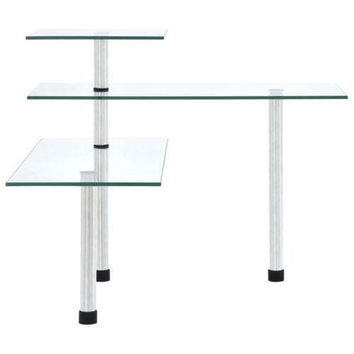 3-Tier Corner Kitchen Shelf Tempered Glass - Image 2