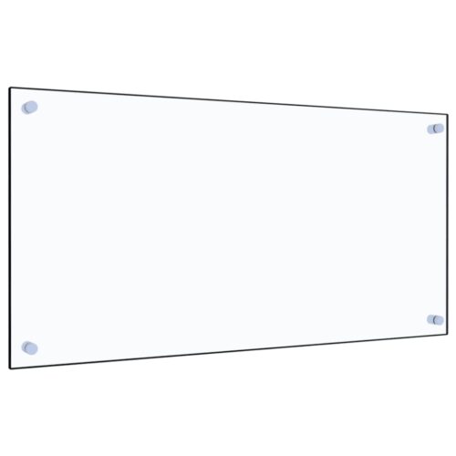 Kitchen Backsplash Transparent 80x40cm Tempered Glass